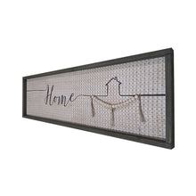 Load image into Gallery viewer, Large Textured Home sign with Tassels