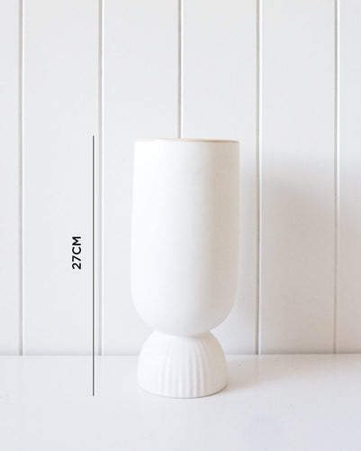 Ceramic White Vase